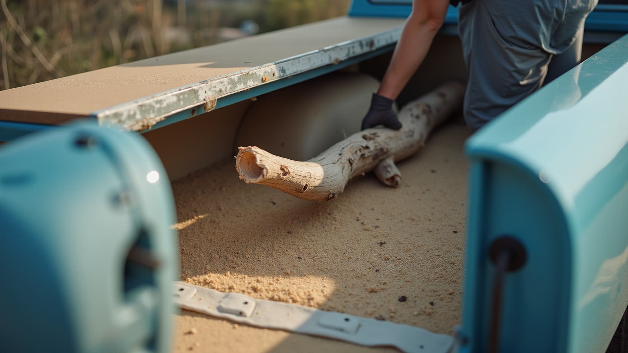 Junk removal truck ready for hauling in Brevard County